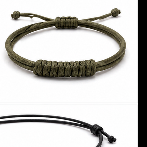 Golden Wish Cord Bracelet