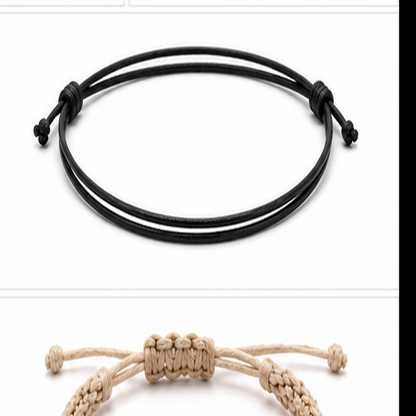 Golden Wish Cord Bracelet
