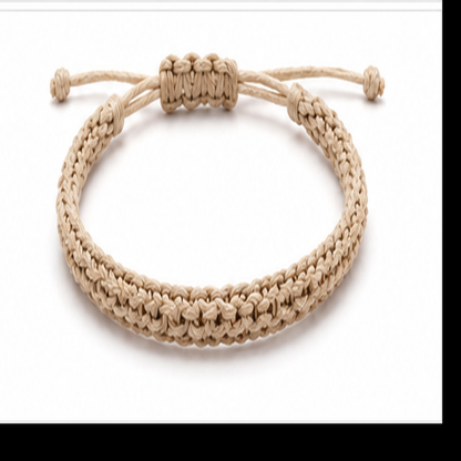 Golden Wish Cord Bracelet