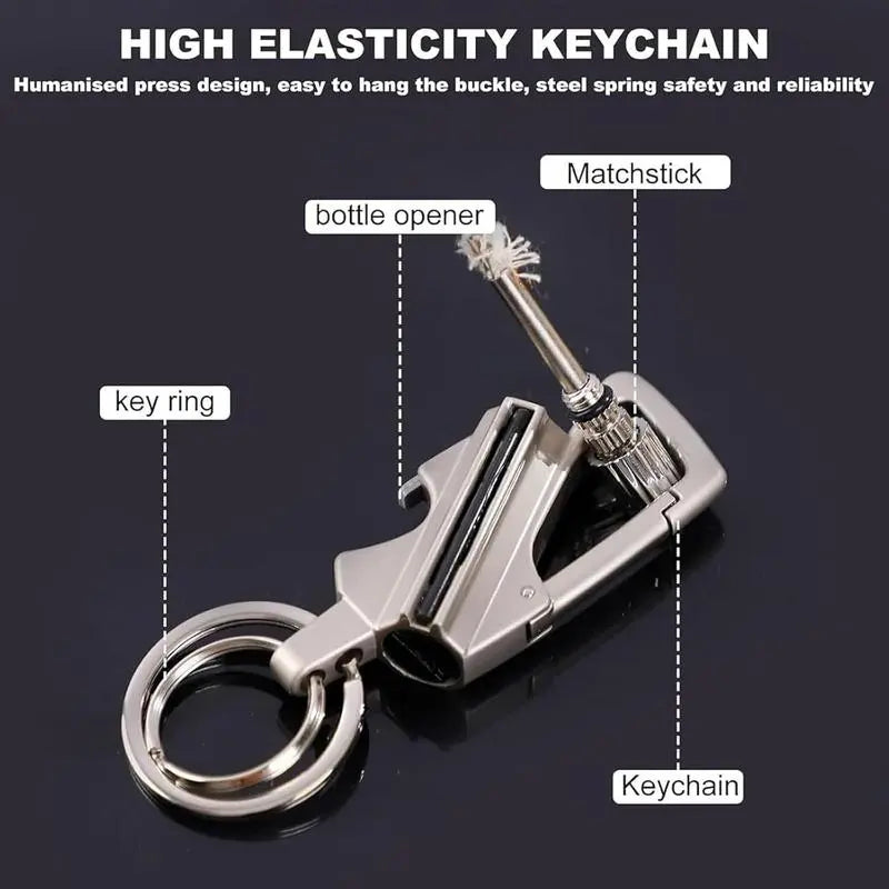Metal Bottle Opener Keychain